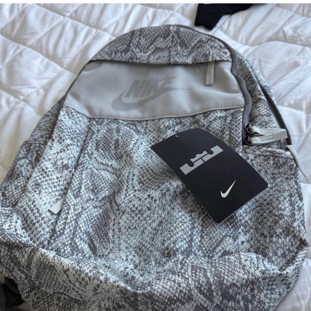 Nike Gray Snakeskin Men's Backpack LeBron